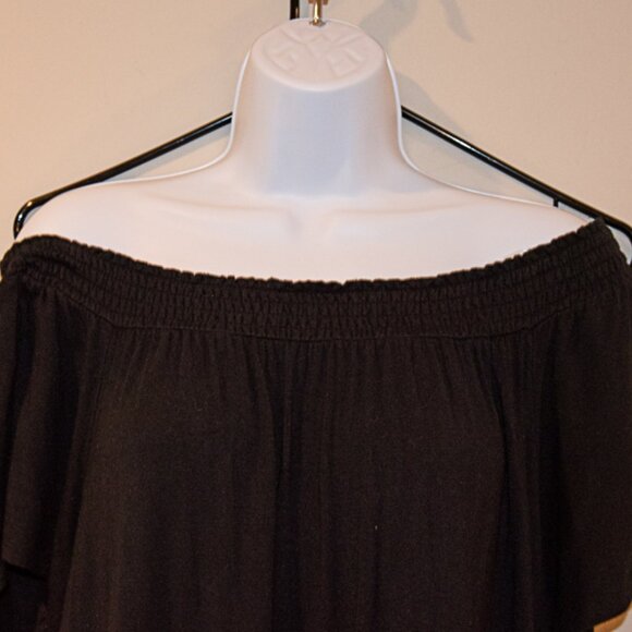 Massimo Mini Black dress off shoulder or on Size XL - Picture 2 of 7